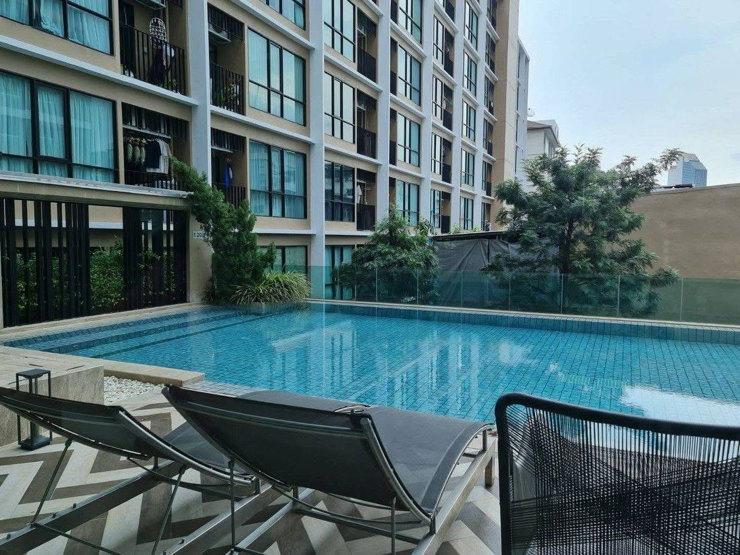 รูป ✨ให้เช่าคอนโด Brown Ratchada Huaikwang | ขนาด 28.38 ตร.ม. เฟอร์นิเจอร์เครื่องใช้ไฟฟ้าครบ ✅ - รูปที่ 12/12