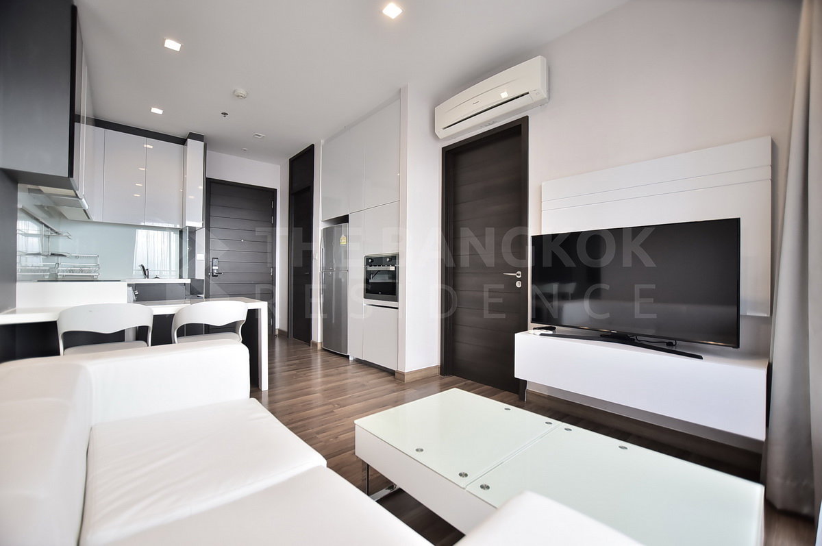 รูป  เช่าคอนโด 🌃 Ivy Ampio 1 นอน 44ตรม 25k ห้องสวยพร้อมเฟอร์ครบ 💚 ใกล้ MRT ศูนย์วัฒนธรรมฯ  - รูปที่ 2/9