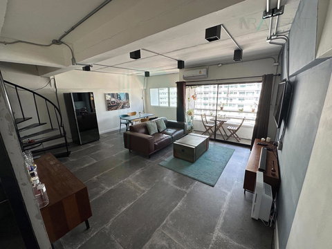📌 For Rent Condo THONGLOR TOWER Building 1, Floor 17,Duplex 2 bed room, Room size 100 sqm