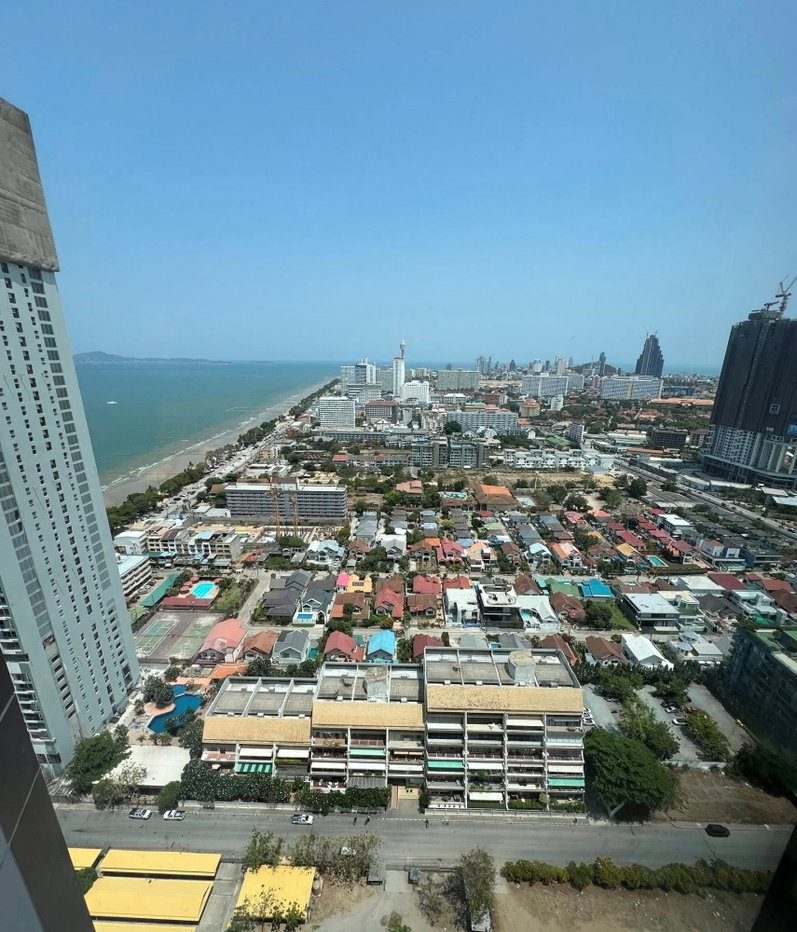 รูป FQ🗺️KT0395🏊Private Jacuzzi Pool🏖️1ห้องนอน 80ตรม ชั้นสูง พร้อมเฟอร์นิเจอร์🌅วิวทะเล🌴Copacabana Beach Jomtien - รูปที่ 6/6