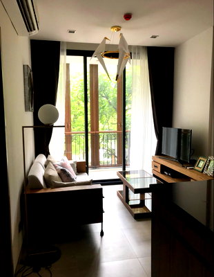 คอนโดให้เช่า : ว่างพร้อมอยู่! Mori Haus. 1นอน 34ตร.ม. Line id: @pfagent