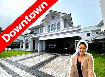 เช่าบ้านเดี่ยว นิคมอัญธานี (เจมโมโปลิส) : ให้เช่าบ้านเดี่ยว 4 ห้องนอน เพอร์เฟค มาสเตอร์พีซ สุขุมวิท 77