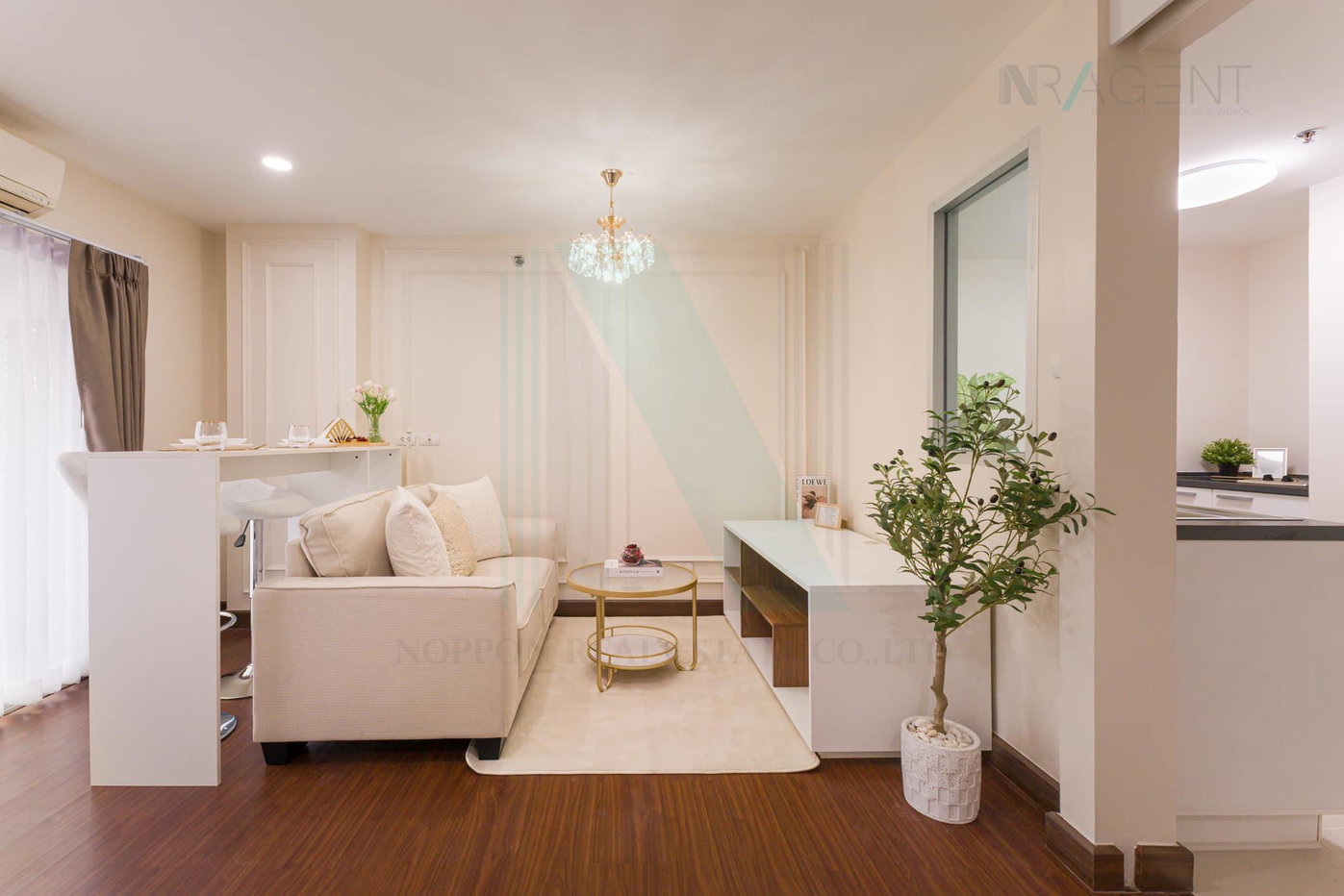 รูป ขายคอนโด 1 อาคาร A ชั้น 7 1 ห้องนอน ขนาด 32 ตรม ใกล้ ดิ เอสเคป สุขุมวิท 101-1 - รูปที่ 3/8