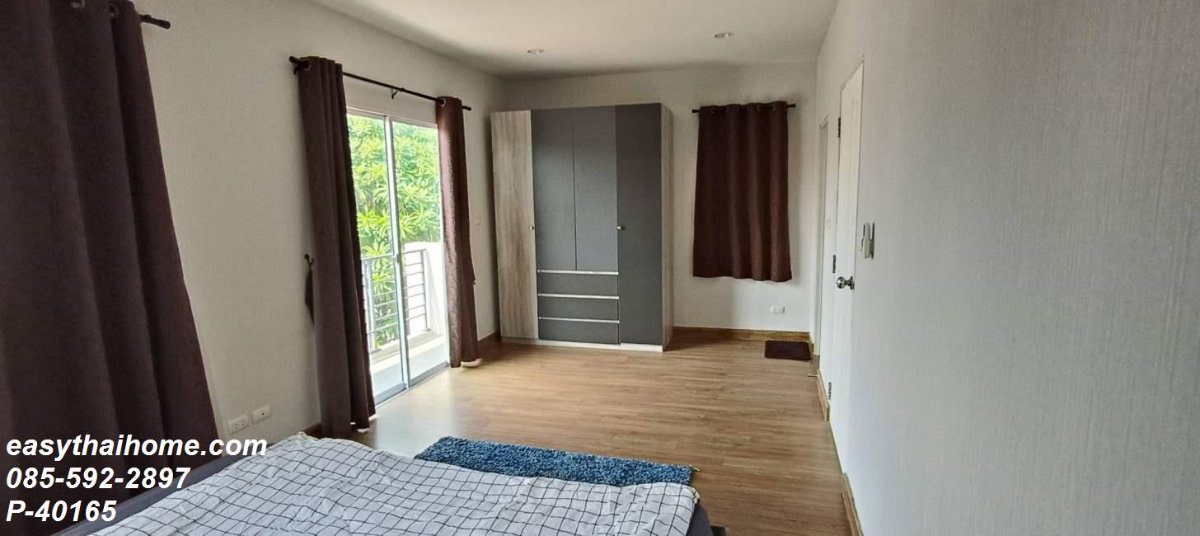 รูป P-40165 บ้านเช่า 3 นอนสวย สไตล์โมเดิร์น เซนโทร สุขสวัสดิ์ - พระราม 3! 27,000 บาท : ย่านทุ่งครุ | Line Id @easythaihome | 085-592-2897 - รูปที่ 16/48
