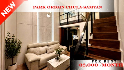 Condos for rent : 💝🚆 Fully Furnished Unit For Rent 📌 Park Origin Chula–Samyan (Line: @rent2022) | Near BTS  MRT Samyan  ✨ Ready to move in! ✨ 📌 Ref : A10967