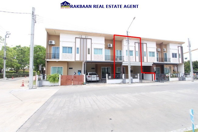 รูป ขายทาวน์โฮม หน้าสวน แกรนด์ พลีโน่ รัตนาธิเบศร์ 19.8 วา 3 นอน 2 น้ำ เตียง 2 ห้อง แอร์ 3 เครื่อง,ปั๊ม,แท็งค์ ต่อเติมครัวแล้ว - รูปที่ 2/19