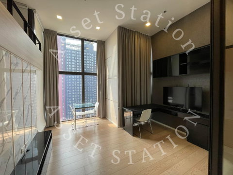 🏙️💎 ให้เช่า Chewathai Residence Asoke ชั้นสูงวิวเมือง เฟอร์ครบ พื้นที่กว้าง 🏢 | MRT พระราม 9