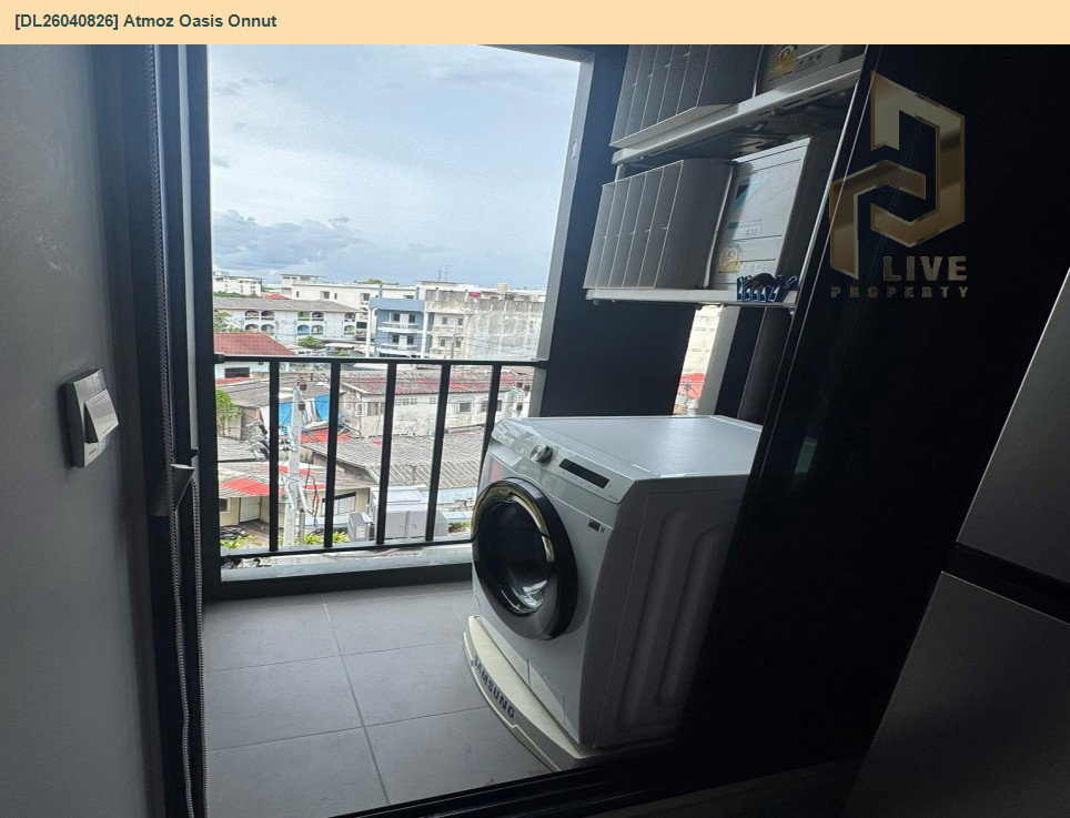 รูป DL26040826 ให้เช่าคอนโด แอทโมซ โอเอซิส อ่อนนุช (Atmoz Oasis Onnut) ใกล้ - พร้อมเข้าอยู่ โทรด่วน 0653619502 LineID @897iyzll - รูปที่ 9/10