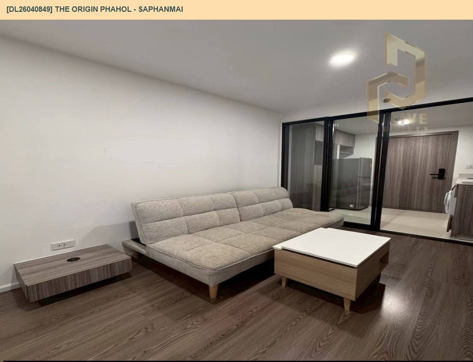 รูป DL26040849 ให้เช่าคอนโด ดิ ออริจิ้น พหลฯ - สะพานใหม่ (The Origin Phahol - Saphanmai) ใกล้ BTS สายหยุด พร้อมเข้าอยู่ โทรด่วน 0614453194 LineID @162cjixi - รูปที่ 2/6