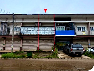 Shophouses for sale Muang Amnat Charoen Amnat Charoen : FOR SALE  COMMERCIAL BUILDING PROPERTY  1224000 BAHT.