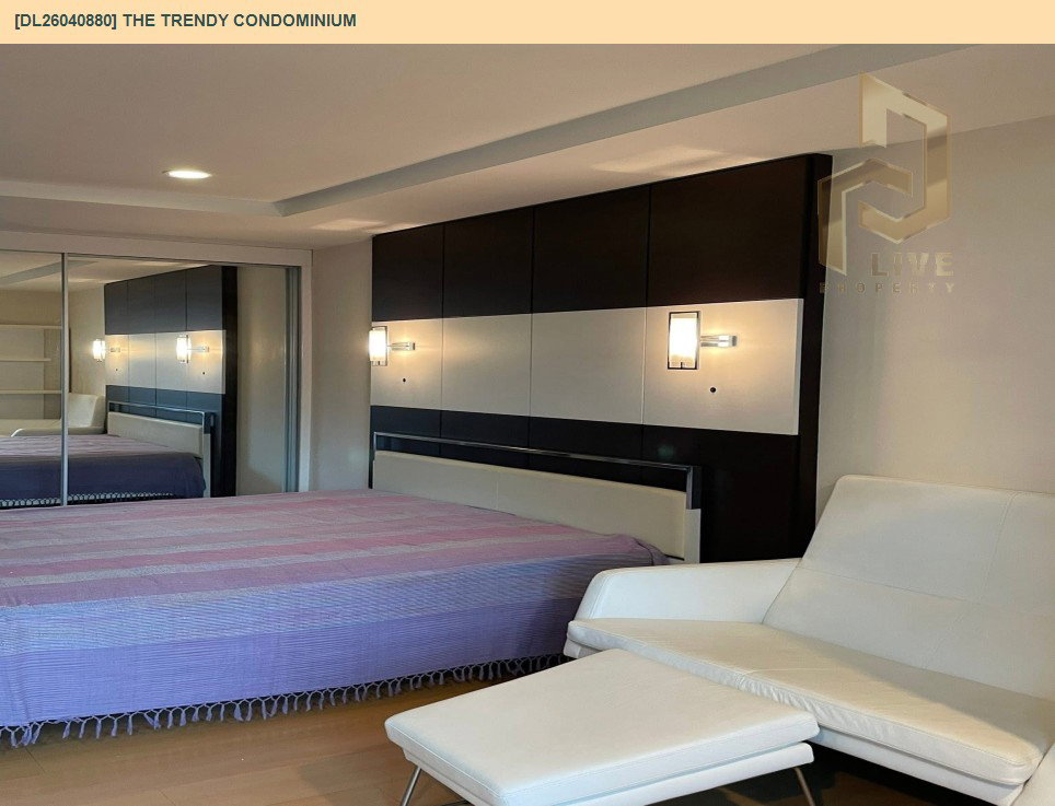 รูป DL26040880 ให้เช่าคอนโด เดอะ เทรนดี้ คอนโดมิเนียม (The Trendy Condominium) ใกล้ BTS นานา พร้อมเข้าอยู่ โทรด่วน 0614453194 LineID @162cjixi - รูปที่ 3/9