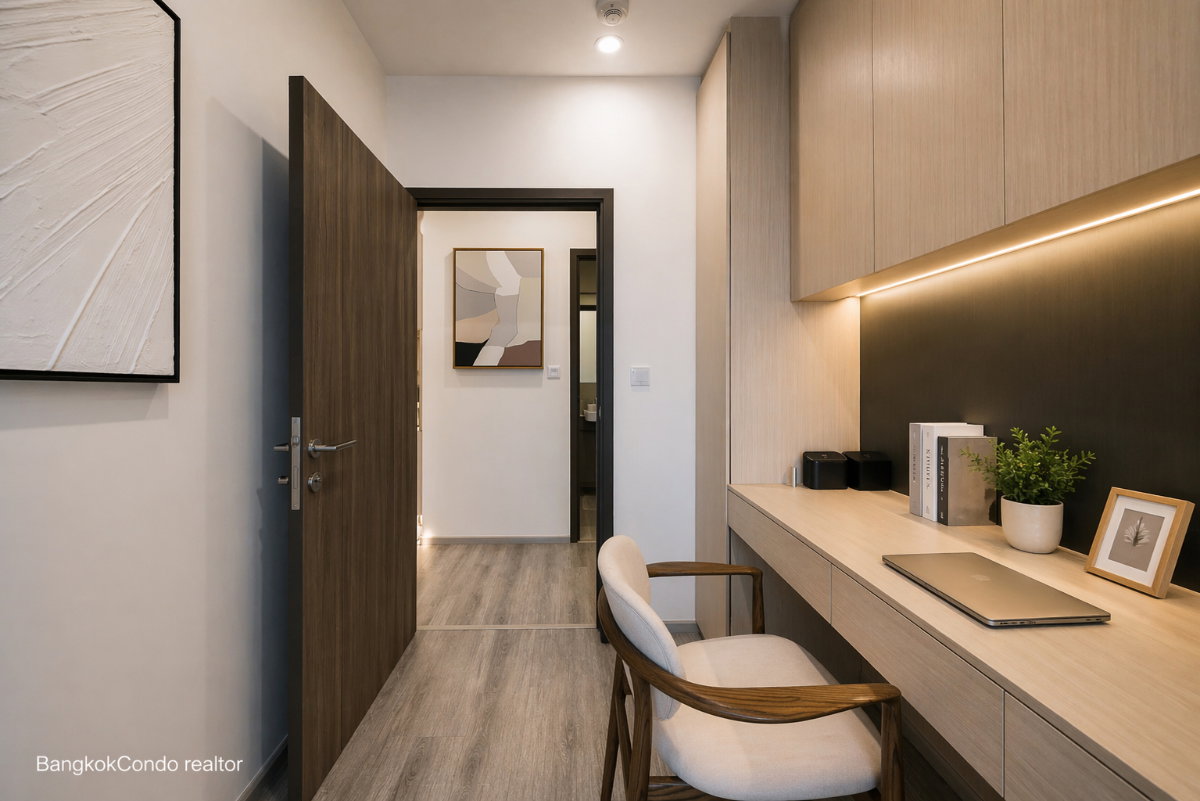 รูป 🍀🍀 Modern Room💙 ให้เช่า📌 ไอดีโอ โมบิ สุขุมวิท 66 (Line: @rent2022)BTS อุดมสุข พร้อมเข้าอยู่ 🔖A03168 - รูปที่ 6/16