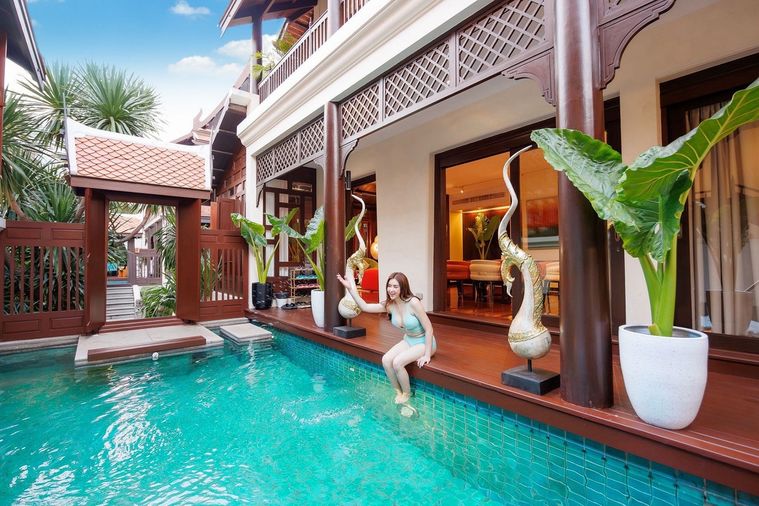 4-bed house for rent, 400 sq wah, Khlong Toei