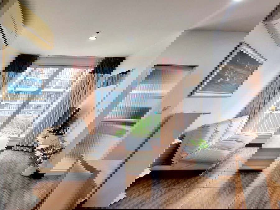 รูป 🔥 2 ห้องนอนใหญ่ 55 ตร.ม. ติด MRT ห้วยขวาง 🚄 ราคาต่ำกว่าแสน/ตร.ม. หายากมาก! 💬 พร้อมซื้อคุยราคาได้!! - รูปที่ 5/11