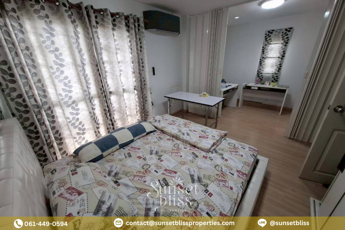 รูป บ้านหลังมุม 50.1 ตร.วา ในศรีราชา เพียง 3.15 ล้าน มีสนามหญ้าข้างบ้าน จอดรถ 2 คัน - รูปที่ 14/18