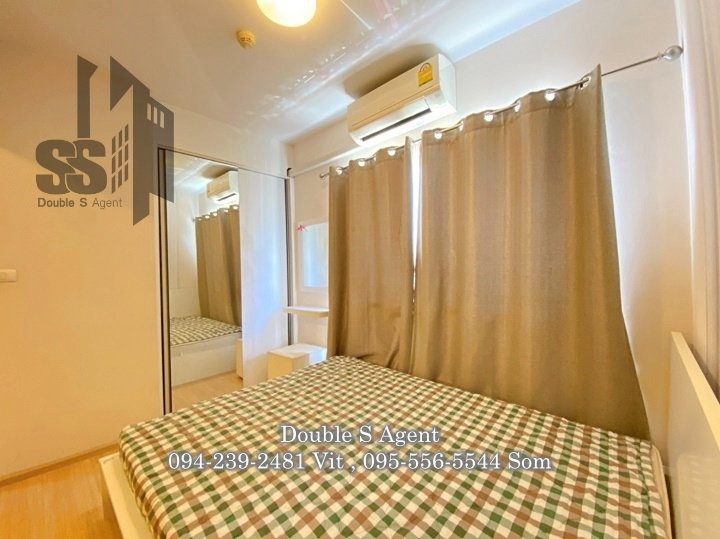 รูป SS 203 #ให้เช่าพลัมคอนโดบางใหญ่สเตชั่น #ให้เช่าคอนโดพลัมตรงคลองถนน ขนาด 23 ตร.ม  ตึก D ชั้น 4 #ให้เช่าคอนโดใกล้รถไฟฟ้าสายสีม่วง  - รูปที่ 7/12