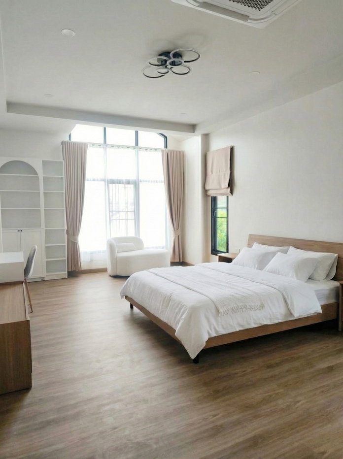 รูป บ้านใหม่ 4 ห้องนอน ใกล้ International School | Pet Friendly | Free Cleaning + Wi-Fi | 49K/Month - รูปที่ 9/16