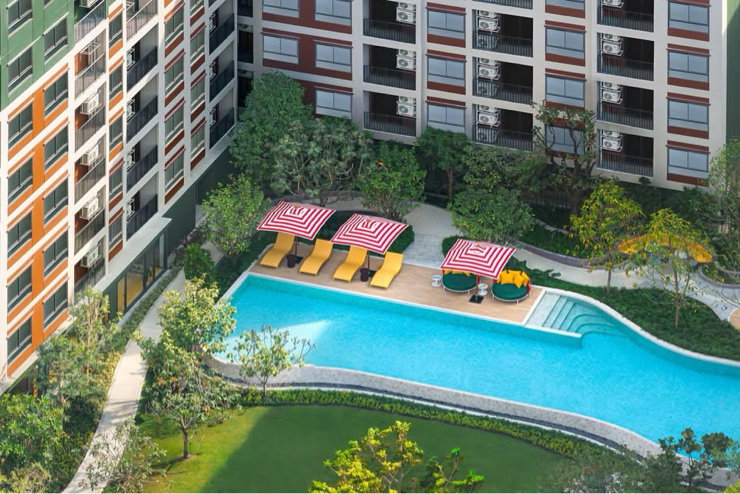 รูป ให้เช่าห้องวิวสวย ดีคอนโด Campus ขอนแก่น  - รูปที่ 8/12
