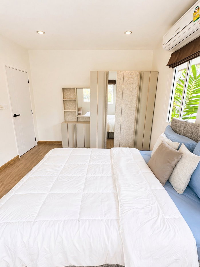 รูป เช่าบ้านเดี่ยวตกแต่งพร้อมเข้าอยู่ เงียบสงบ ในโครงการมาตรฐาน ใกล้โรงเรียนนานาชาติ, สนามบินเชียงใหม่  - รูปที่ 14/28