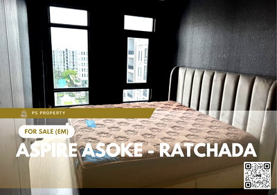 Condos for sale : Urgent Sale ✨ Aspire Asoke - Ratchada ✨ Fully furnished and equipped with appliances. Near MRT Rama 9.