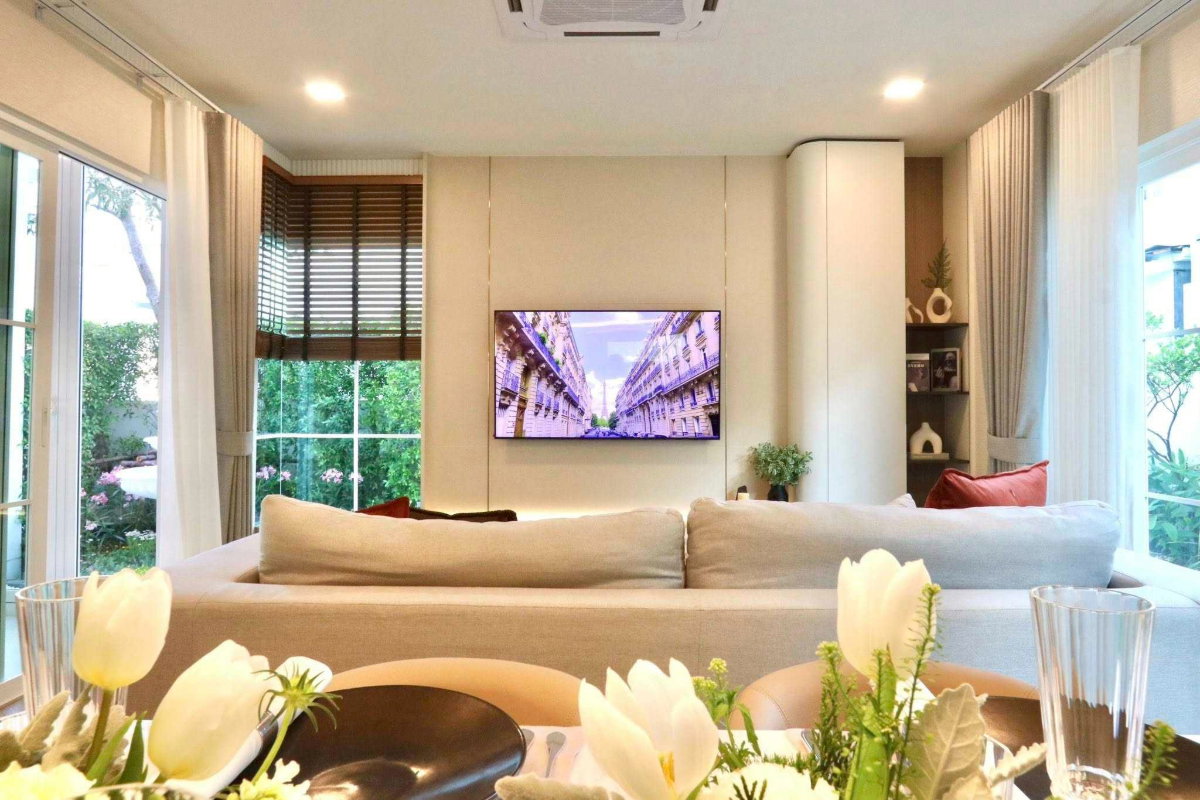 รูป ให้เช่า บ้านเดี่ยว ชัยพฤกษ์ บางนา กม.15 ตกแต่งสวย พร้อมเข้าอยู่ ( SPSEVE1855 ) - รูปที่ 6/34