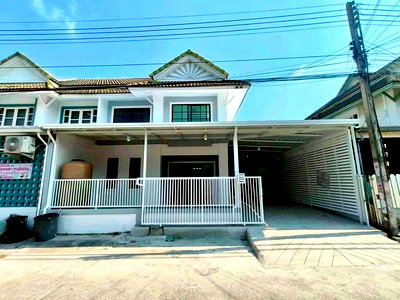 Townhouses for sale Khlong Luang Pathumthani : FA-112/2-story twin house for sale #Direct installment house, Pruksa Village 13, Khlong Sam | Wide area, 5 bedrooms, suitable for a large family.