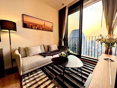 คอนโดให้เช่า : ให้เช่าคอนโด โนเบิล อราวน์ อารีย์ อาคาร 1 ชั้น 33 1 ห้องนอน ขนาด 35.00 ตรม ใกล้ BTS อารีย์