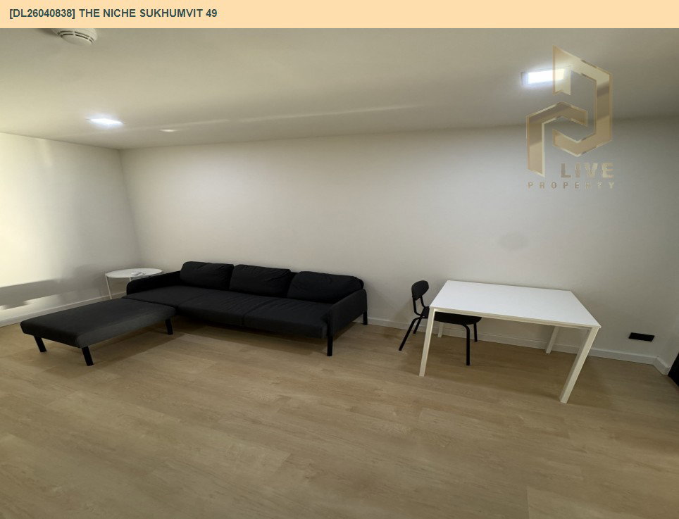 รูป DL26040838 ให้เช่าคอนโด เดอะ นิช สุขุมวิท 49 (The Niche Sukhumvit 49) ใกล้ BTS ทองหล่อ พร้อมเข้าอยู่ โทรด่วน 0614453194 LineID @162cjixi - รูปที่ 3/12