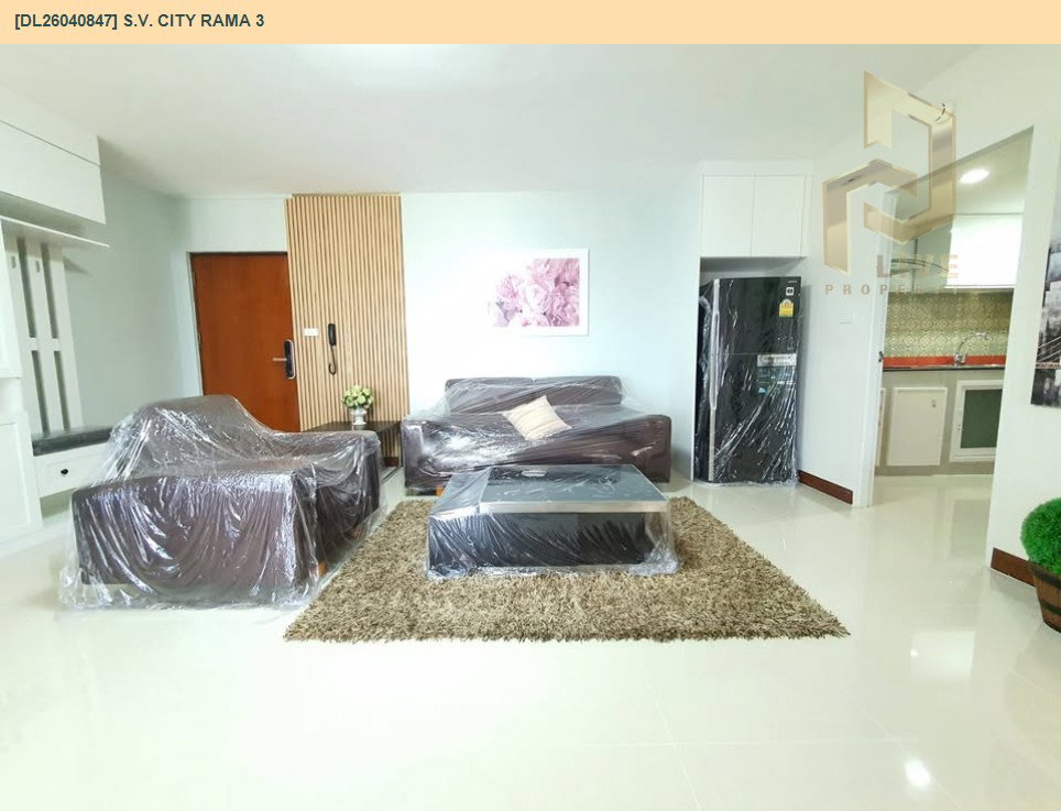 รูป DL26040847 ให้เช่าคอนโด เอสวี ซิตี้ พระราม 3 (S.V. City Rama 3) ใกล้ - พร้อมเข้าอยู่ โทรด่วน 0614453194 LineID @162cjixi - รูปที่ 3/17
