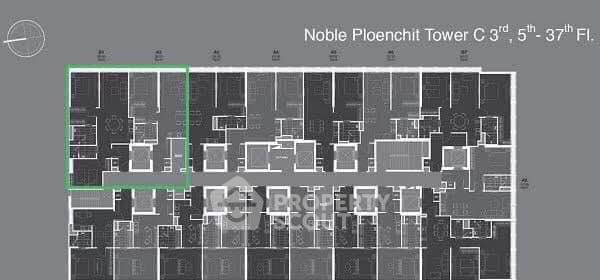 รูป คอนโด 3-ห้องนอน ที่ โนเบิล เพลินจิต ใกล้ BTS เพลินจิต (ID 2814080) - รูปที่ 12/13