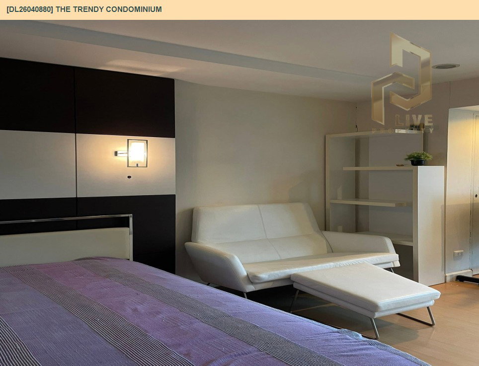 รูป DL26040880 ให้เช่าคอนโด เดอะ เทรนดี้ คอนโดมิเนียม (The Trendy Condominium) ใกล้ BTS นานา พร้อมเข้าอยู่ โทรด่วน 0614453194 LineID @162cjixi - รูปที่ 2/9