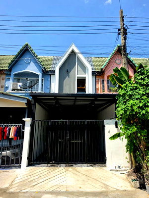 ทาวน์โฮม กรุงเทพมหานคร : ทาวน์เฮ้าส์ 2 ชั้น #โครงการหมู่บ้านตะวันนา ซอยจตุโชติ 12 