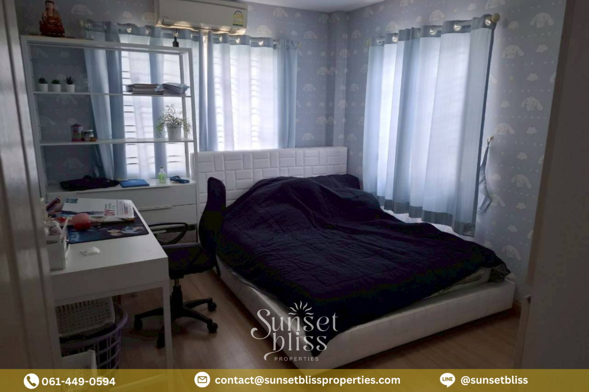 รูป บ้านหลังมุม 50.1 ตร.วา ในศรีราชา เพียง 3.15 ล้าน มีสนามหญ้าข้างบ้าน จอดรถ 2 คัน - รูปที่ 12/18