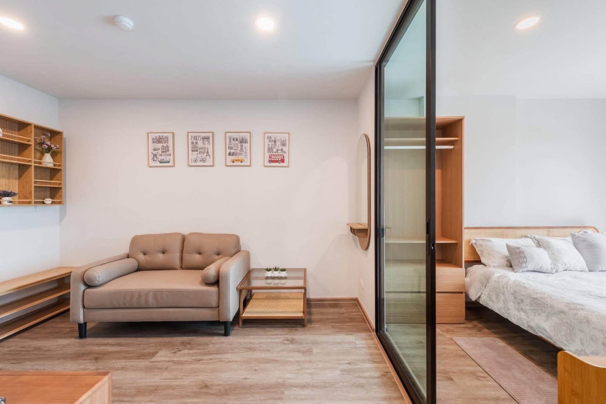 รูป code : H281 ว่างแล้ว!! คอนโดให้เช่า ไฮ เกษตร (Hi Kaset) | ซ.พหลโยธิน 34 ใกล้ BTS เสนานิคม ห้องใหม่ เฟอร์ครบ พร้อมอยู่ - รูปที่ 3/8