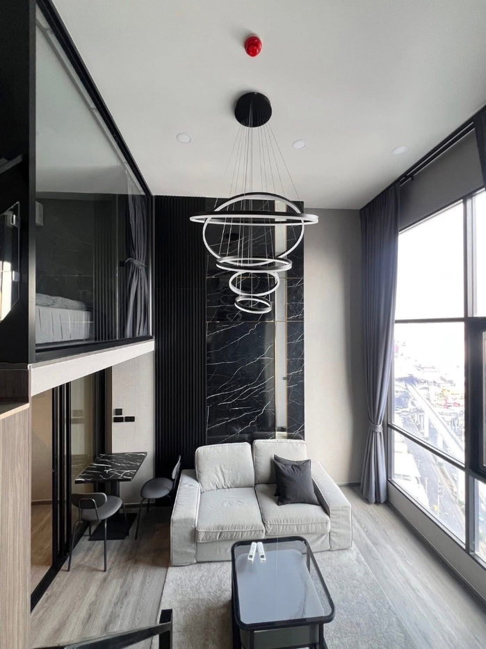 รูป The Origin Ladprao-Bangkapi  📣 for rent The Origin Ladprao - Bangkapi  ▪️ ห้อง Duo space ชั้น 21 วิวรถไฟฟ้า + สระว่ายน้ำ🌃 - รูปที่ 6/11