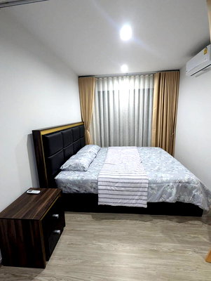 คอนโดให้เช่า : RYE Sukhumvit 101/1 ห้องขนาด 29.35 ตร.ม.  ใกล้รถไฟฟ้า สถานีปุณณวิถี มีรถรับส่งจากคอนโดไปรถไฟฟ้า พร้อมเข้าอยู่