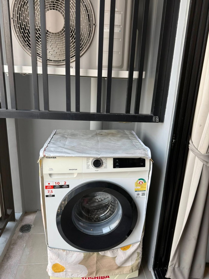 รูป ให้เช่า คอนโดใกล้ BTS อ่อนนุช | The Base Park West Sukhumvit 77 | 1 ห้องนอน ตกแต่งครบพร้อมอยู่ มีรถ-รับส่งBTS , ใกล้ทางด่วนพิเศษฉลองรัช - รูปที่ 11/14