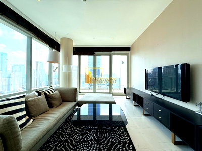 คอนโดให้เช่า : 185 Rajadamri | Luxurious 2 Bed Condo For Rent Near BTS - BR6644CD