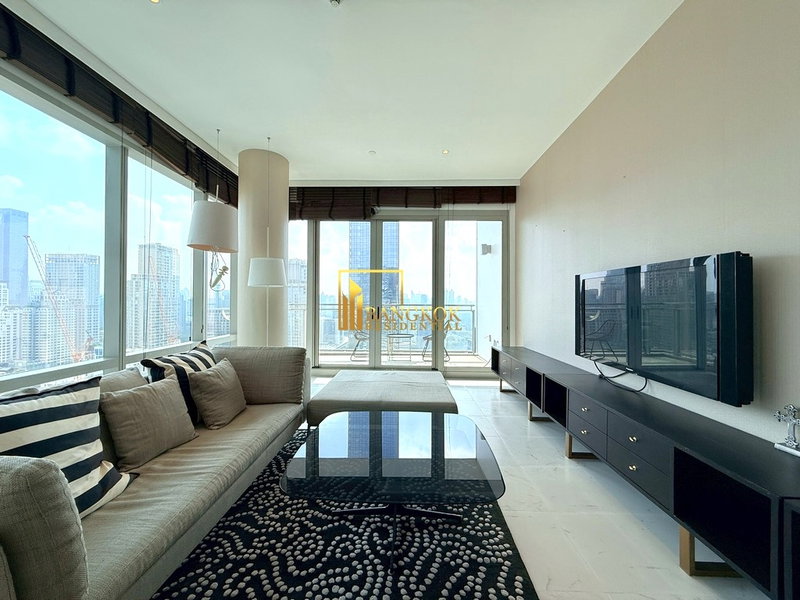 คอนโดให้เช่า : 185 Rajadamri | Luxurious 2 Bed Condo For Rent Near BTS - BR6644CD