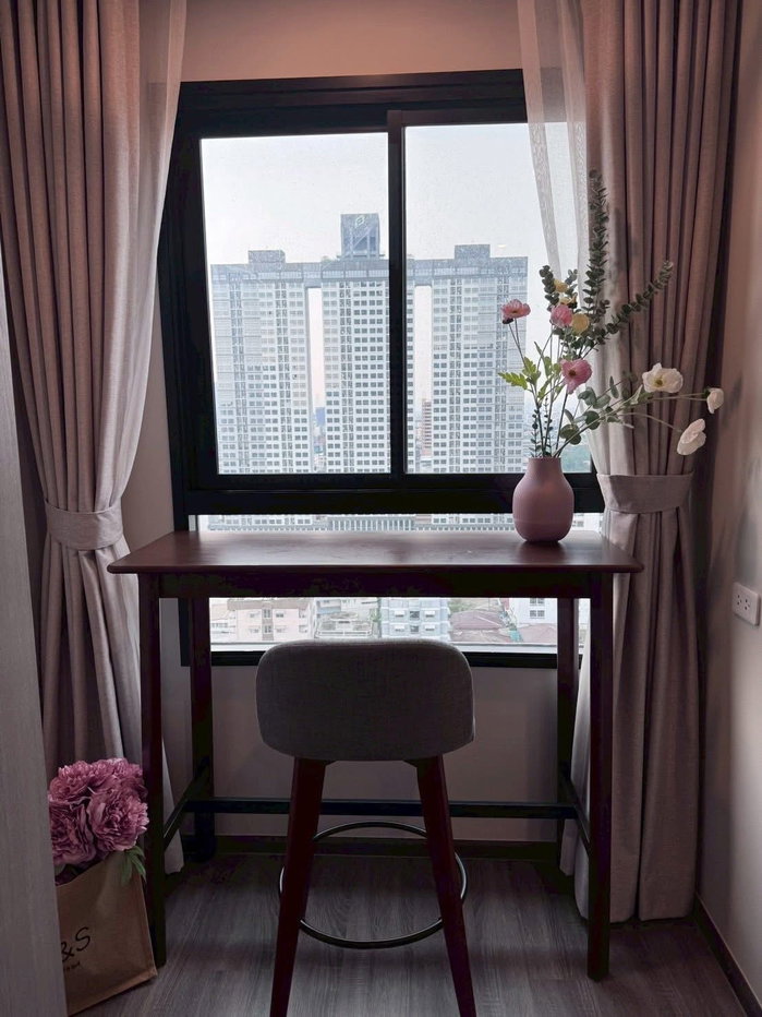 รูป ให้เช่า ✨ Ideo Ramkhamhaeng - Lam Sali Station ✨ เฟอร์นิเจอร์ และ เครื่องใช้ไฟฟ้าครบ ใกล้ MRT ลำสาลี  - รูปที่ 7/12