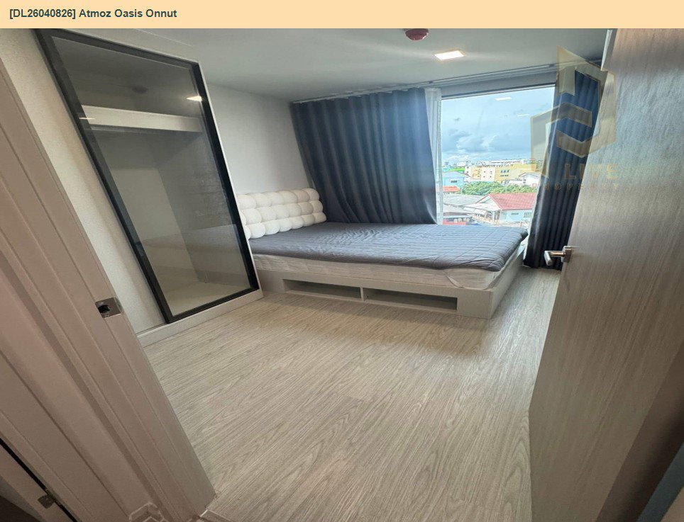 รูป DL26040826 ให้เช่าคอนโด แอทโมซ โอเอซิส อ่อนนุช (Atmoz Oasis Onnut) ใกล้ - พร้อมเข้าอยู่ โทรด่วน 0653619502 LineID @897iyzll - รูปที่ 10/10