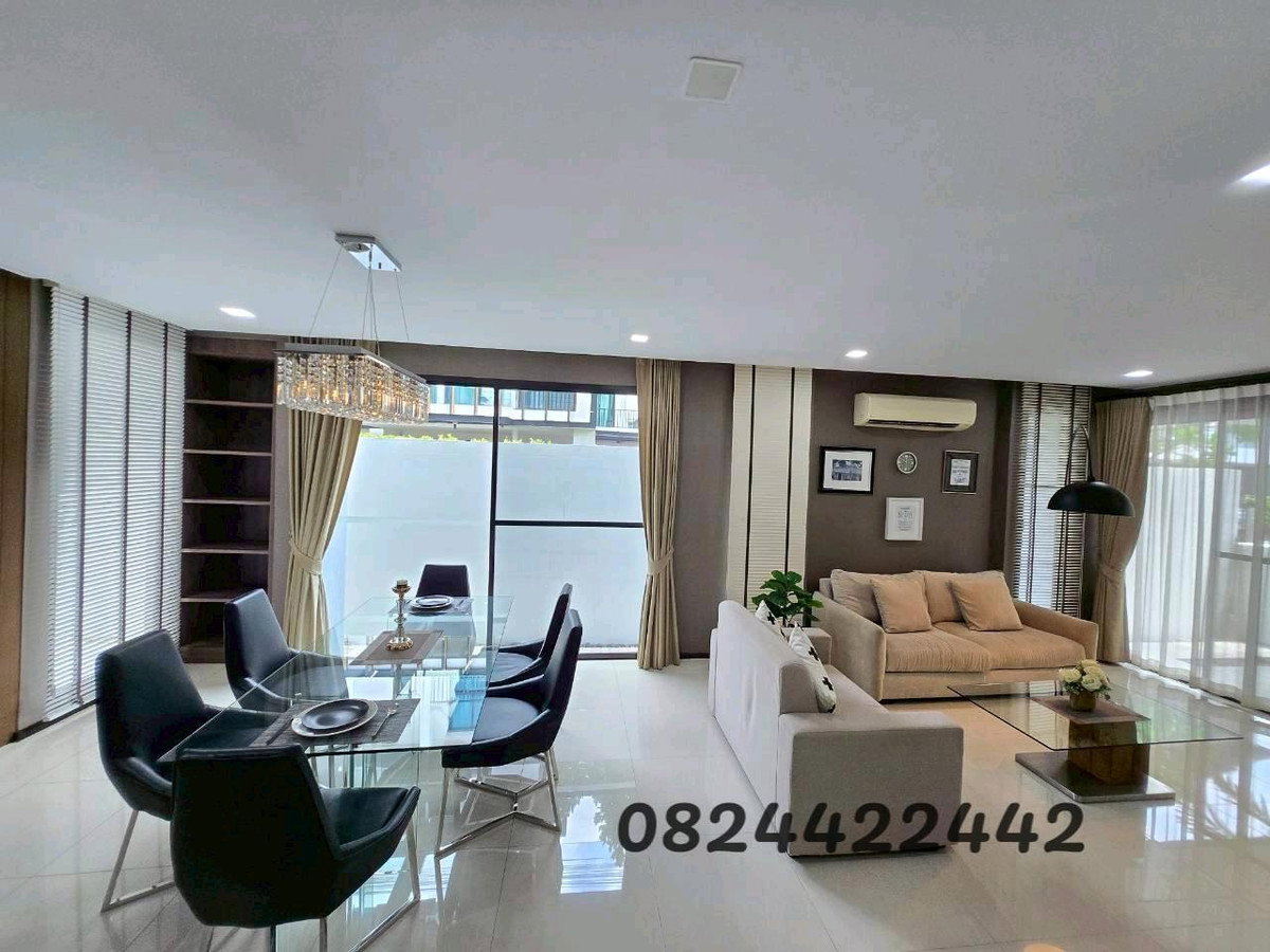 รูป ถูกสุด! บ้านเดี่ยวสไตล์ Modern หลังมุม เฟอร์ครบ พร้อมอยู่ ใกล้สวนหลวง ร.9 และ Mega Bangna - รูปที่ 4/35