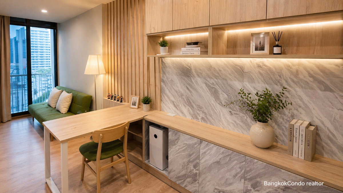 รูป 🍀🍀 Fully furnished💝 ให้เช่า📌 โนเบิล รีโคล (Line:@rent2022)✨พร้อมเข้าอยู่  ✨ A03860 - รูปที่ 6/11