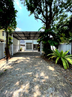 Houses for rent The Emquartier : Single-storey detached house with garden, newly renovated with 2 houses, total 3 bedrooms, 3 bathrooms about 10 minutes from BTS Thonglor station 