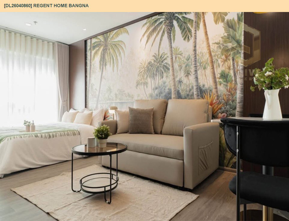 รูป DL26040860 ให้เช่าคอนโด รีเจ้นท์ โฮม บางนา (Regent home bangna) ใกล้ BTS บางนา พร้อมเข้าอยู่ โทรด่วน 0614453194 LineID @162cjixi - รูปที่ 3/8