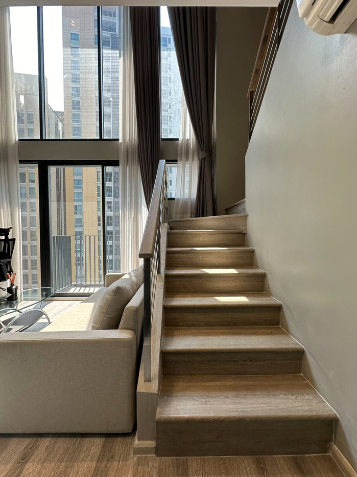 รูป Ideo Mobi Asoke | 1 bed Duplex 47 ตร.ม. | **ค่าเช่า 30,000 บาท ชั้น 18,19 | พร้อมอยู่ ติดต่อไลน์ ID : @property.ma - รูปที่ 6/11