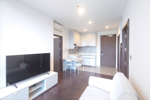 For Rent Whizdom Inspire ห้องมุมแบบหน้ากว้าง ได้วิวเมืองกรุงเทพ อยู่ทางทิศเหนือ 2 bedroom @35,000 Baht