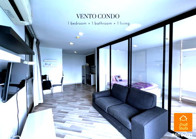 Condos for sale : Corner Unit Below Market Price🔥Vento Condo Kaset–Nawamin Ready for investment Near Kasetsart University, Top School @sariproperty 082-558-9459