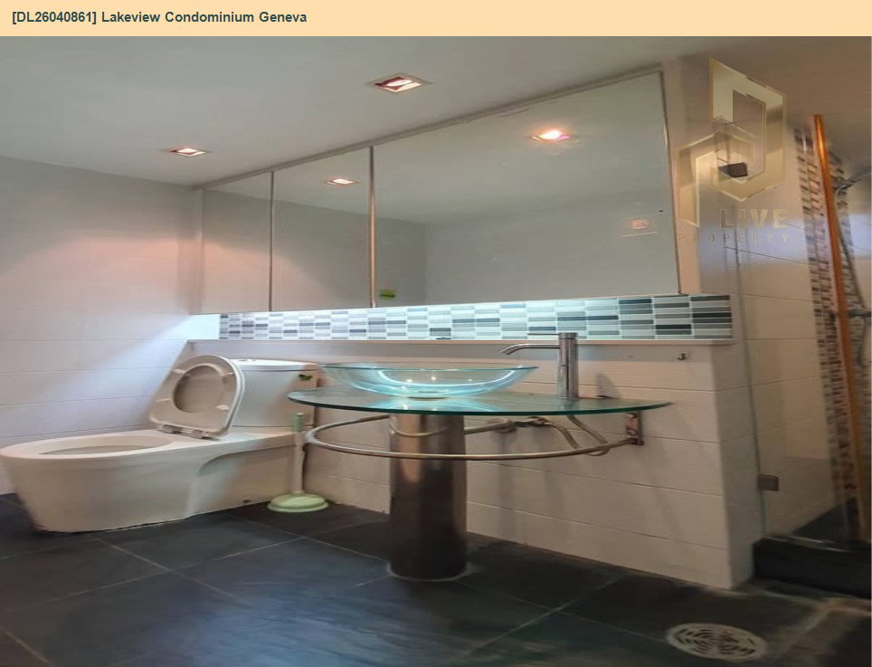รูป DL26040861 ให้เช่าคอนโด เลควิว คอนโดมิเนียม เจนีวา (Lakeview Condominium Geneva) ใกล้ - พร้อมเข้าอยู่ โทรด่วน 0614453194 LineID @162cjixi - รูปที่ 9/14