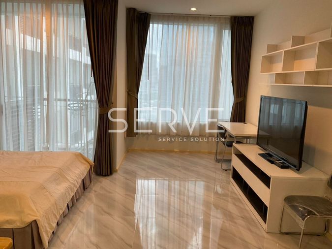 Studio Large Room High Fl. 15+ City View  Fully furnished Good Location Close To BTS Ratchathewi  @ Villa Rachatewi 